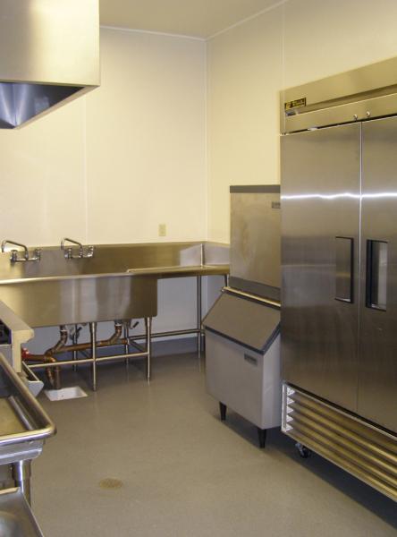 MLK Transit Center Dining Room and Kitchen